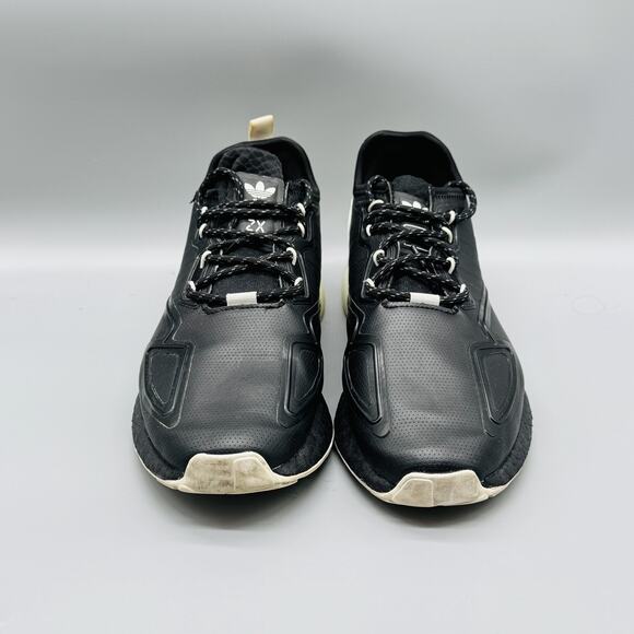 Adidas ZX 2K Boost Shoes Mens Size 9 Black White S42835 Sneakers Comfort - Picture 3 of 12